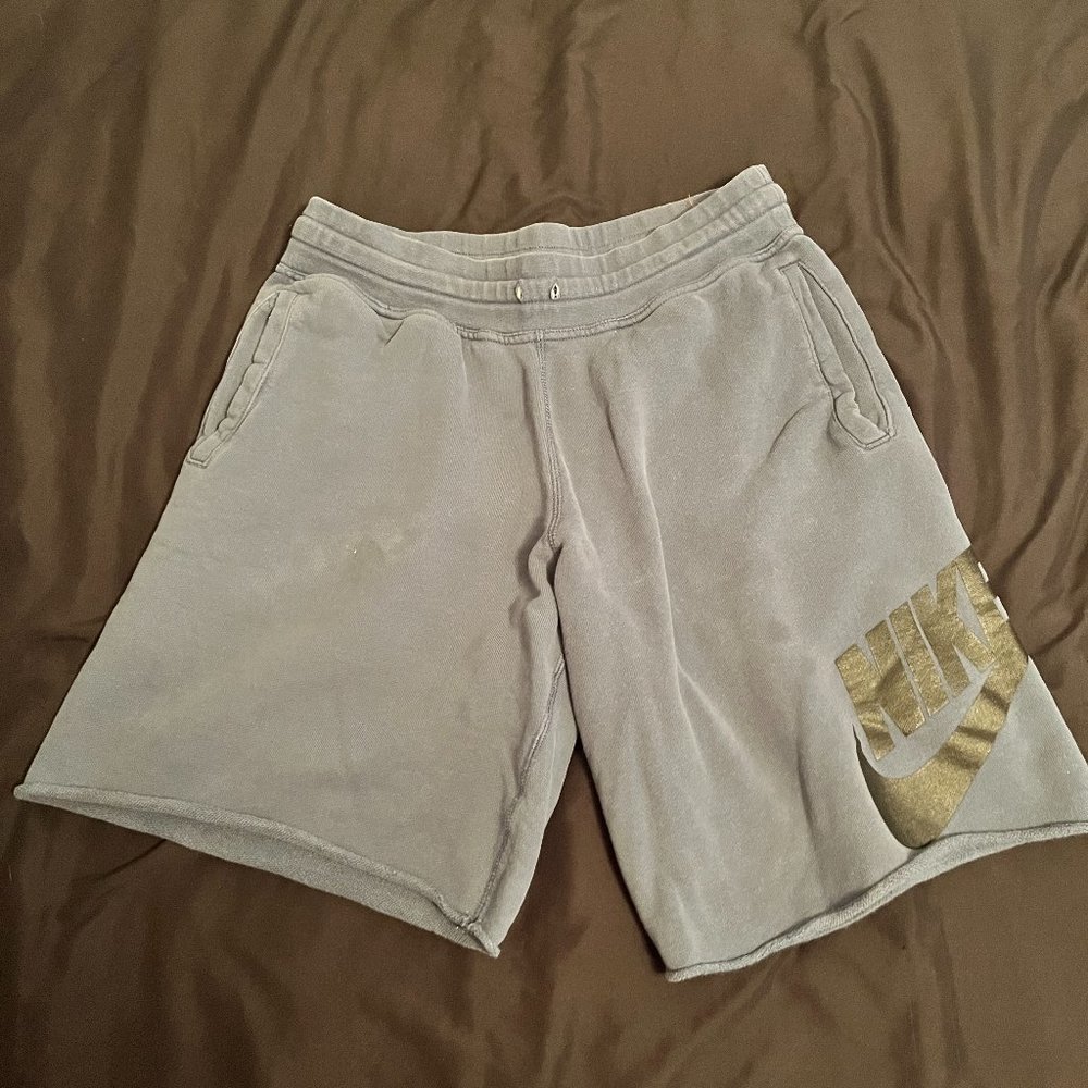 Nike Blue Sweatshorts Men's Medium
